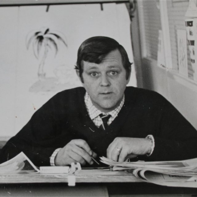 Gren in the office 1970