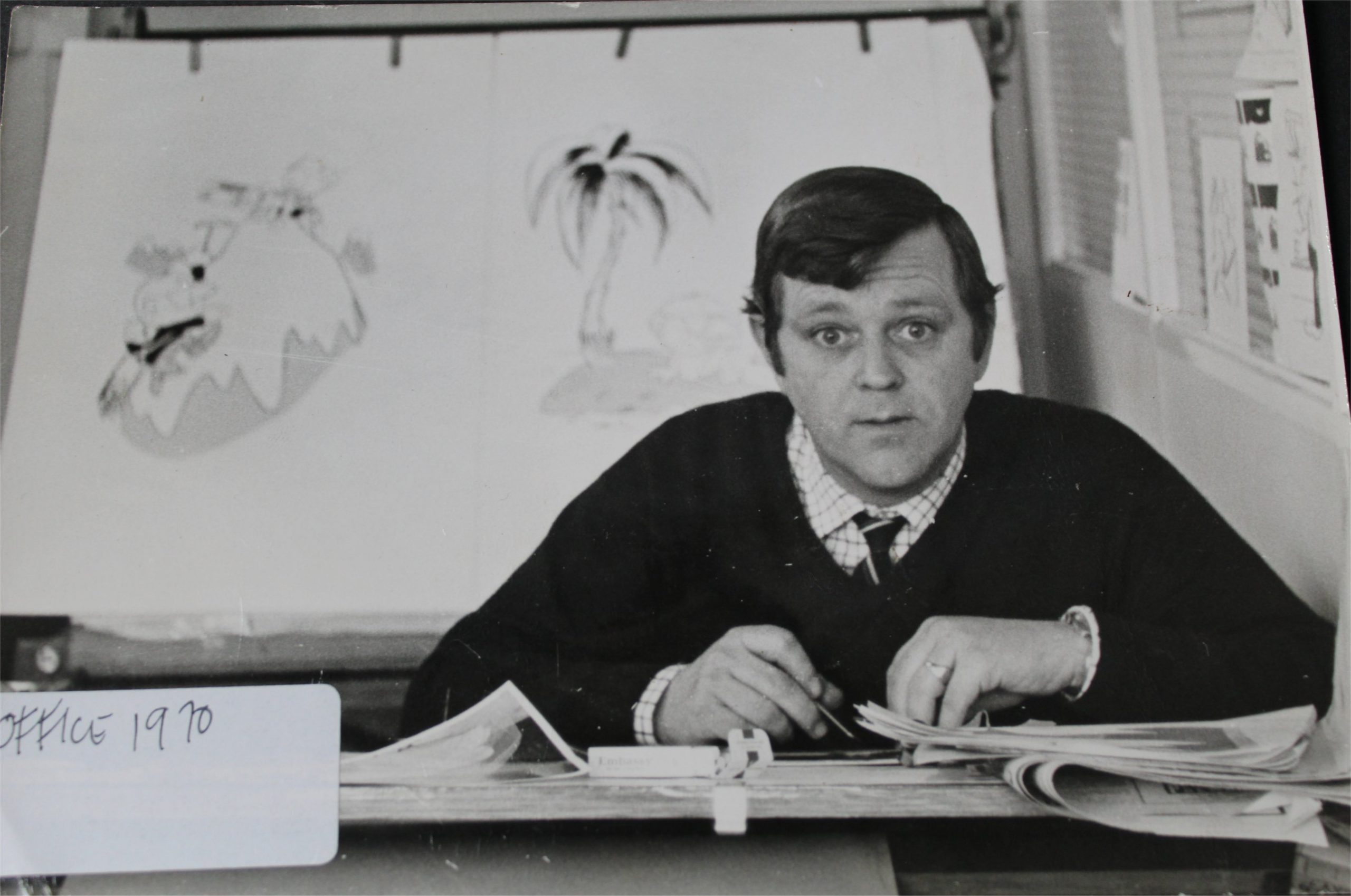 Gren in the office1970